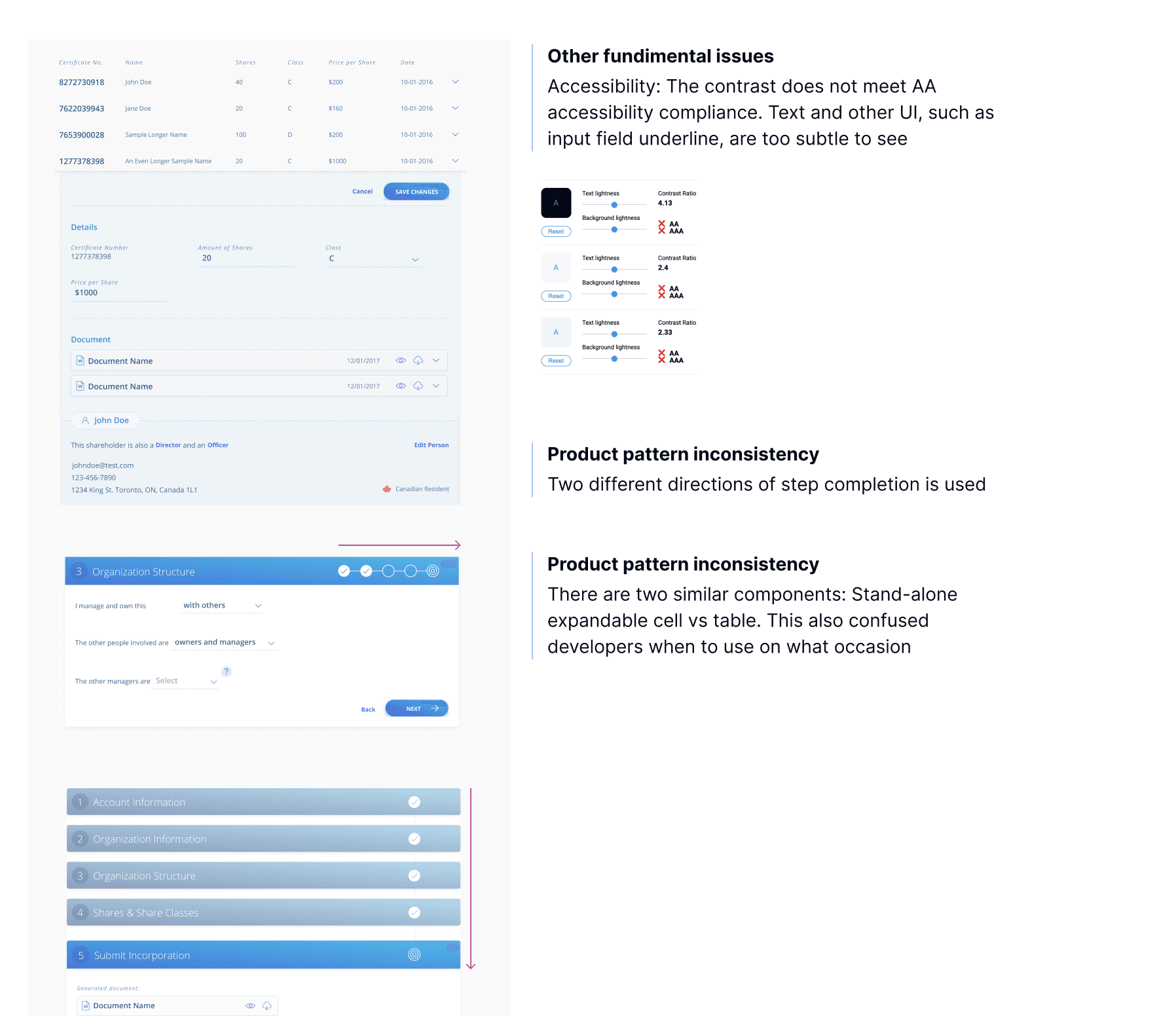 Legacy app assessment, continued